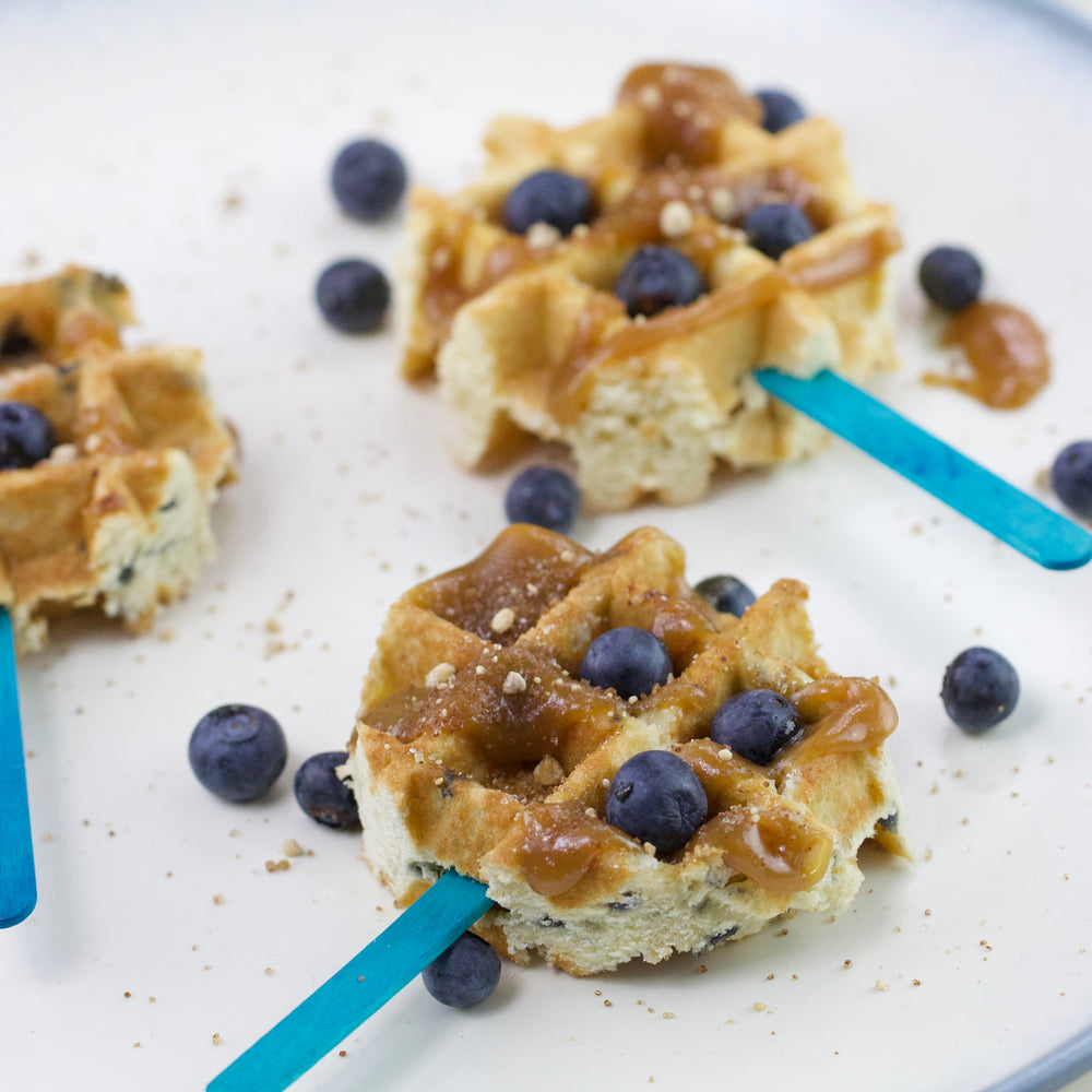 Blueberry Waffle Pops