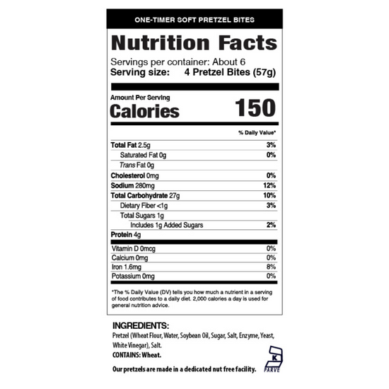 One-Timer Soft Pretzel Bites (Single Bag)